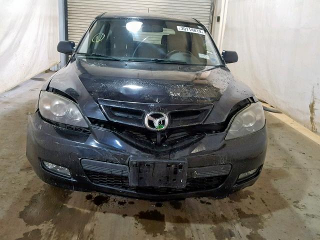 JM1BK343191225429 - 2009 MAZDA 3 S BLACK photo 9