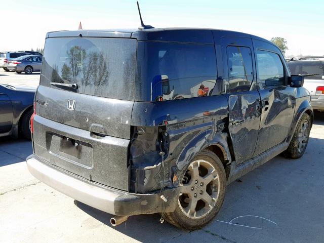 5J6YH18967L001354 - 2007 HONDA ELEMENT SC BLACK photo 4