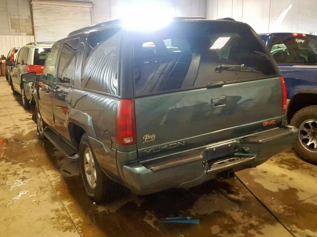 1GKEK63R7YR190775 - 2000 GMC DENALI BLUE photo 3