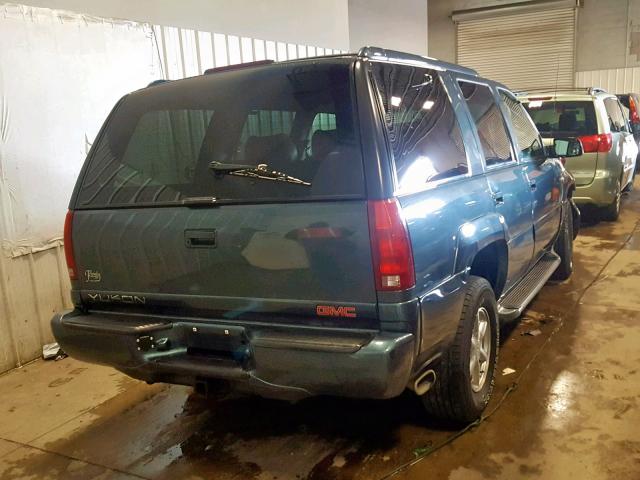 1GKEK63R7YR190775 - 2000 GMC DENALI BLUE photo 4