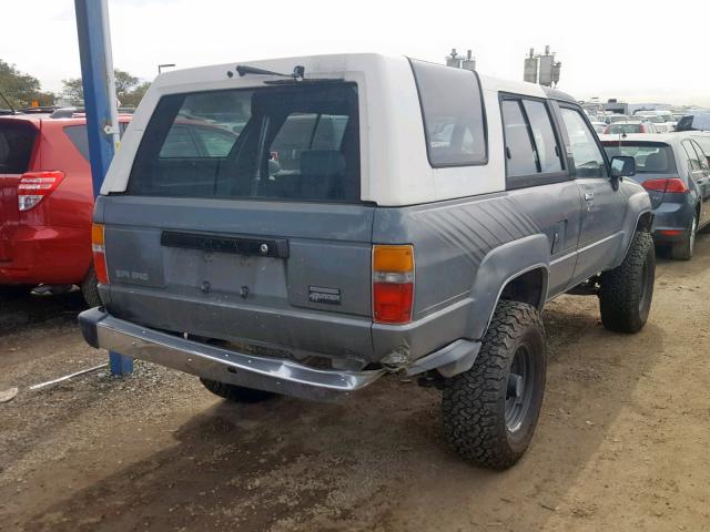 JT4RN62S7J0188284 - 1988 TOYOTA 4RUNNER RN GRAY photo 4