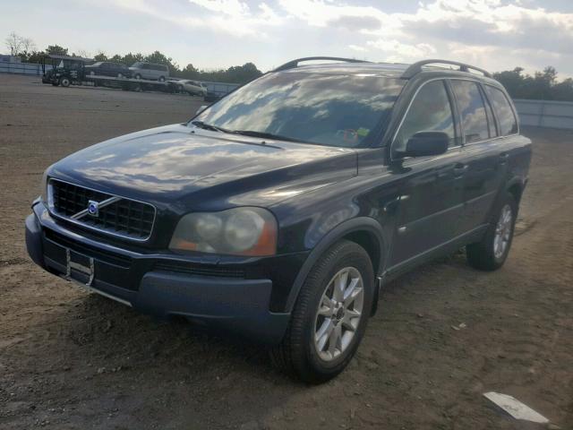 YV1CZ91H341082702 - 2004 VOLVO XC90 T6 BLACK photo 2