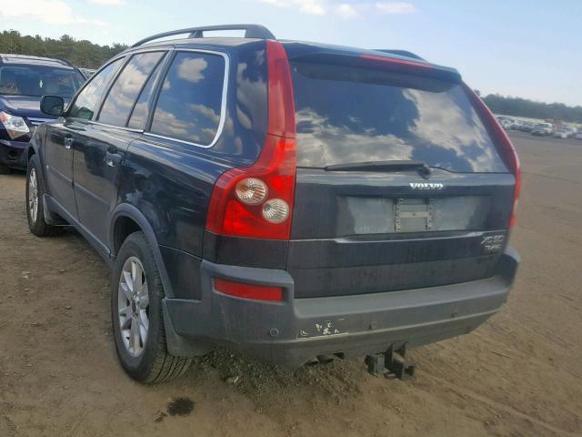 YV1CZ91H341082702 - 2004 VOLVO XC90 T6 BLACK photo 3