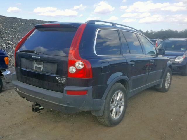 YV1CZ91H341082702 - 2004 VOLVO XC90 T6 BLACK photo 4