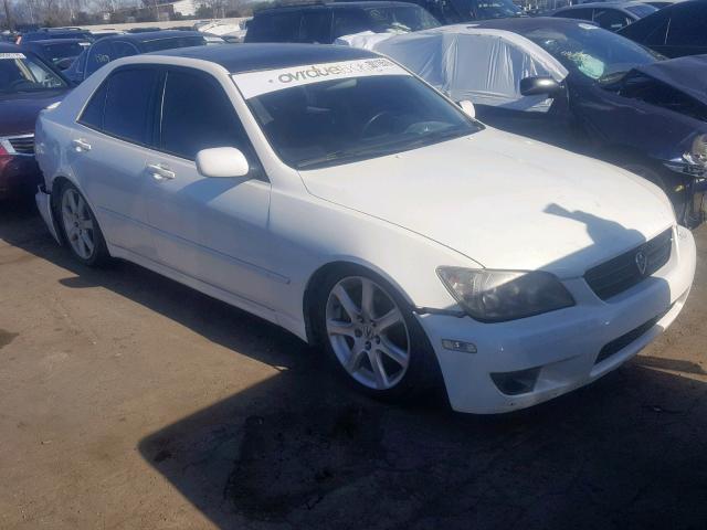 JTHBD192040089144 - 2004 LEXUS IS 300 WHITE photo 1