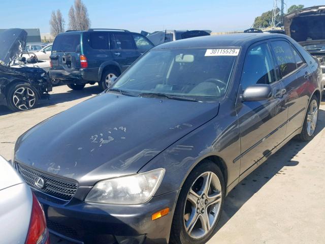 JTHBD192840093099 - 2004 LEXUS IS 300 GRAY photo 2