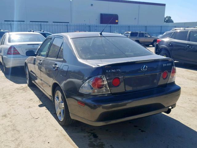 JTHBD192840093099 - 2004 LEXUS IS 300 GRAY photo 3