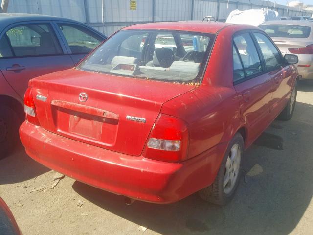 JM1BJ2216X0133198 - 1999 MAZDA PROTEGE ES 红色 照片 4
