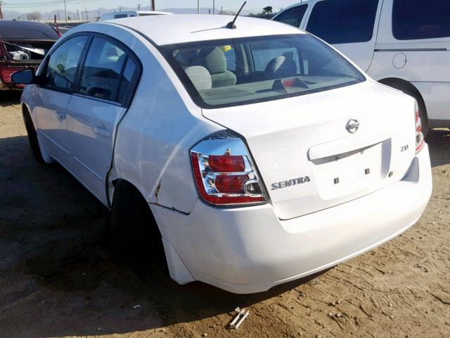 3N1AB61E47L711681 - 2007 NISSAN SENTRA 2.0 WHITE photo 3