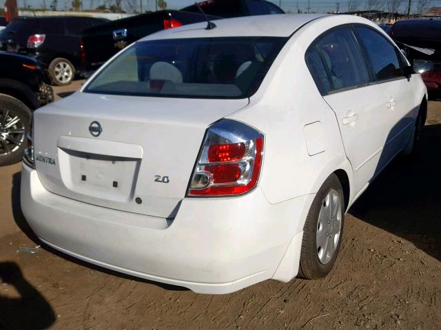 3N1AB61E47L711681 - 2007 NISSAN SENTRA 2.0 WHITE photo 4