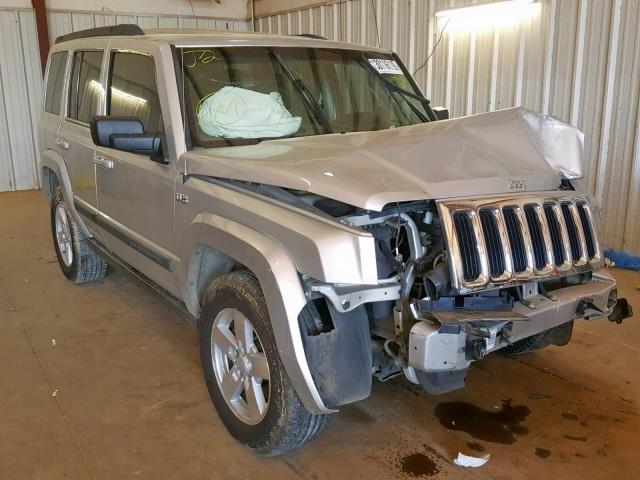 1J8HH48K38C207591 - 2008 JEEP COMMANDER GRAY photo 1