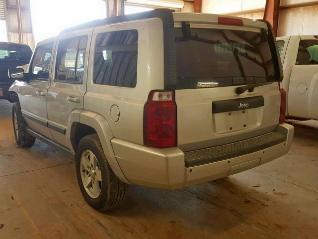 1J8HH48K38C207591 - 2008 JEEP COMMANDER GRAY photo 3
