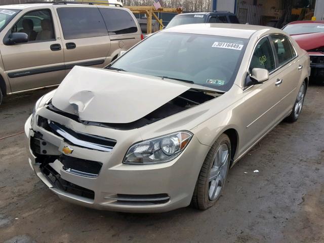 1G1ZC5E08CF192329 - 2012 CHEVROLET MALIBU 1LT 金色 照片 2