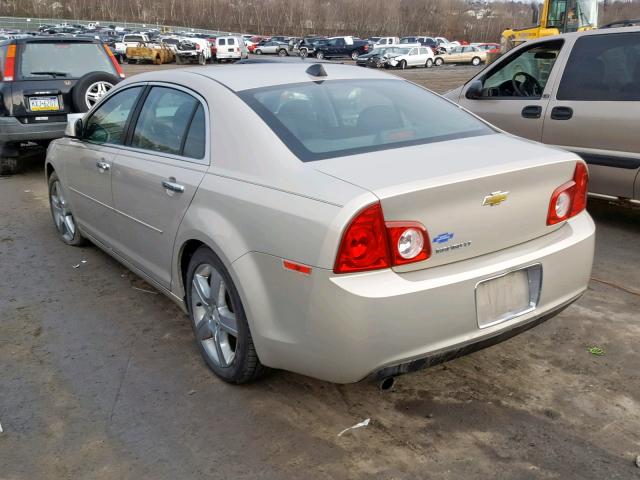 1G1ZC5E08CF192329 - 2012 CHEVROLET MALIBU 1LT 金色 照片 3