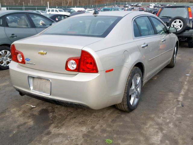 1G1ZC5E08CF192329 - 2012 CHEVROLET MALIBU 1LT 金色 照片 4