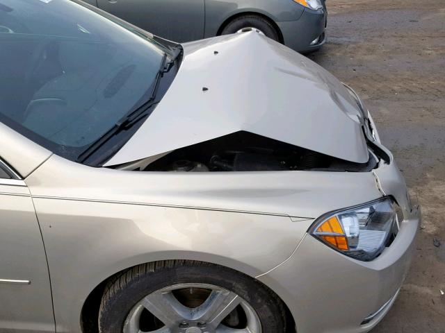 1G1ZC5E08CF192329 - 2012 CHEVROLET MALIBU 1LT 金色 照片 9