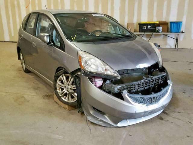 JHMGE88479C000805 - 2009 HONDA FIT SPORT GRAY photo 1