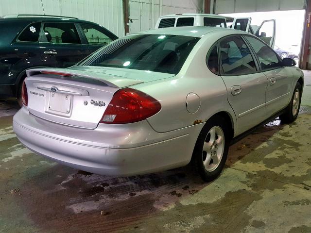 1FAFP5528YG146376 - 2000 FORD TAURUS SES SILVER photo 4