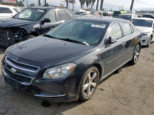1G1ZC5E0XCF190405 - 2012 CHEVROLET MALIBU 1LT 黑色 照片 2