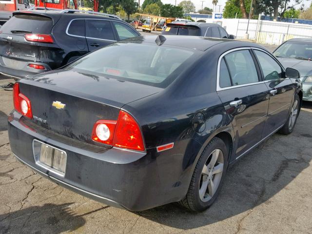1G1ZC5E0XCF190405 - 2012 CHEVROLET MALIBU 1LT 黑色 照片 4