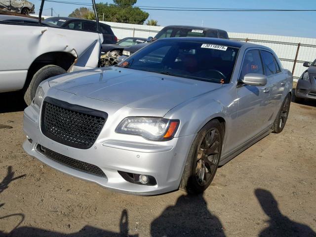 2C3CCAFJ2CH802175 - 2012 CHRYSLER 300 SRT-8 SILVER photo 2