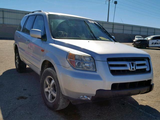 5FNYF183X8B050732 - 2008 HONDA PILOT SE SILVER photo 1