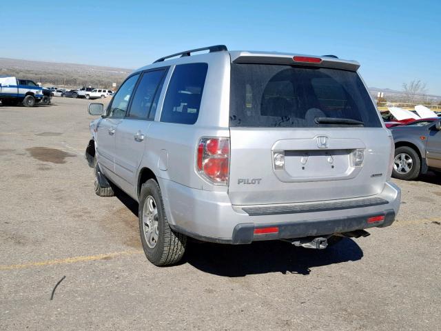 5FNYF183X8B050732 - 2008 HONDA PILOT SE SILVER photo 3