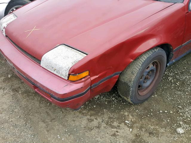 JN1GN34S0KW416159 - 1989 NISSAN PULSAR NX RED photo 9