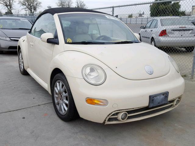 3VWCM31Y05M302932 - 2005 VOLKSWAGEN NEW BEETLE კრემისფერი ფოტო 1