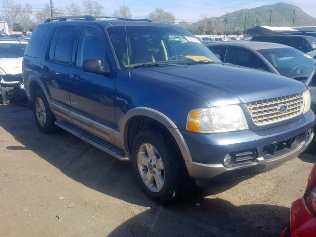 1FMZU64KX3UC53751 - 2003 FORD EXPLORER E BLUE photo 1