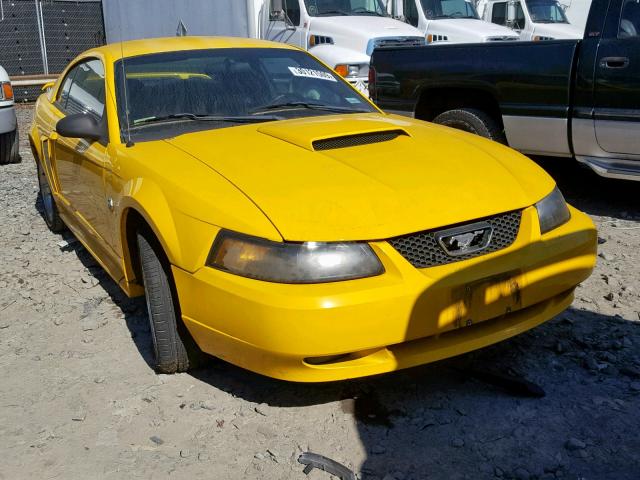 1FAFP42X64F208710 - 2004 FORD MUSTANG GT YELLOW photo 1