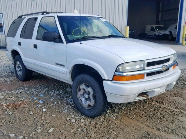 1GNDT13X04K158864 - 2004 CHEVROLET BLAZER WHITE photo 1