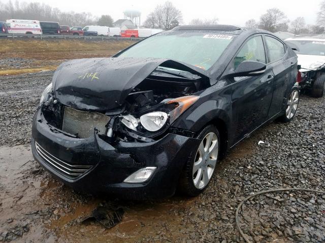 5NPDH4AE0DH295671 - 2013 HYUNDAI ELANTRA GLS  photo 2