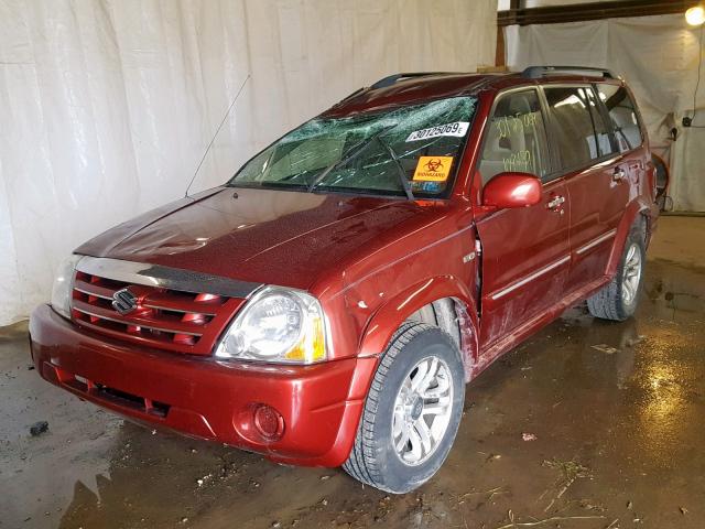 JS3TX92V854109118 - 2005 SUZUKI XL7 EX RED photo 2