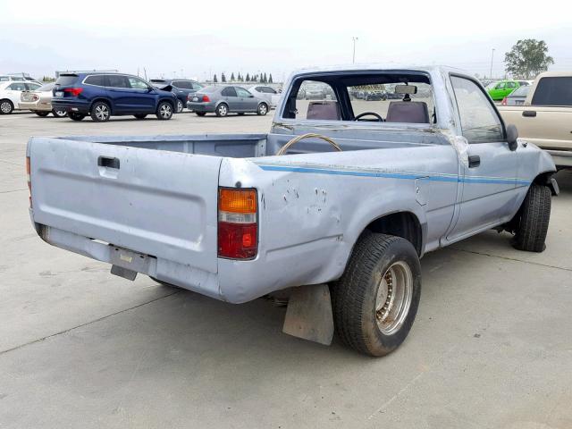 JT4RN81A6M0060899 - 1991 TOYOTA PICKUP 1/2 BLUE photo 4