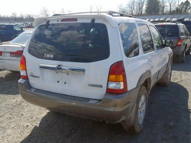 4F2YZ94173KM34330 - 2003 MAZDA TRIBUTE LX WHITE photo 4