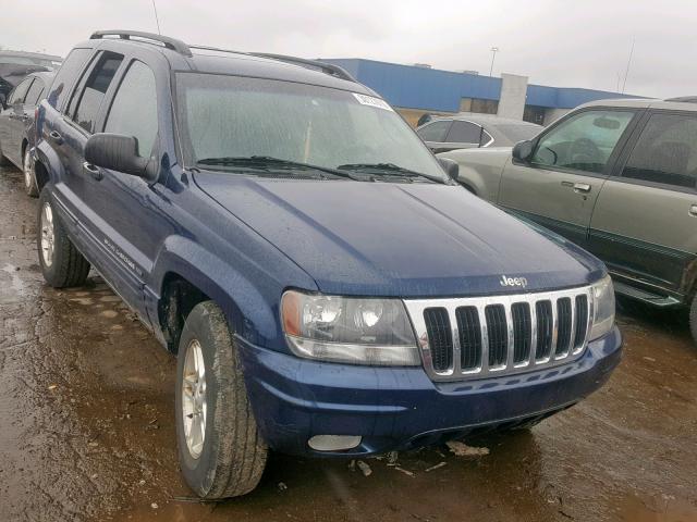 1J4GW48SX2C315622 - 2002 JEEP GRAND CHER BLACK photo 1