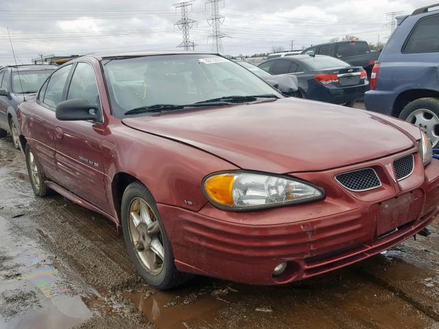 1G2NF52T11M648356 - 2001 PONTIAC GRAND AM S RED photo 1