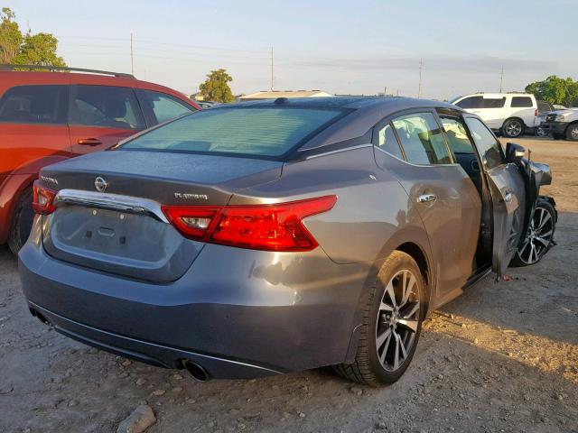 1N4AA6AP3GC383009 - 2016 NISSAN MAXIMA 3.5 GRAY photo 4