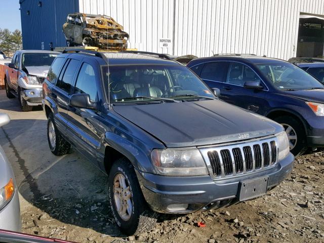 1J4GW48S02C287703 - 2002 JEEP GRAND CHER BLUE photo 1