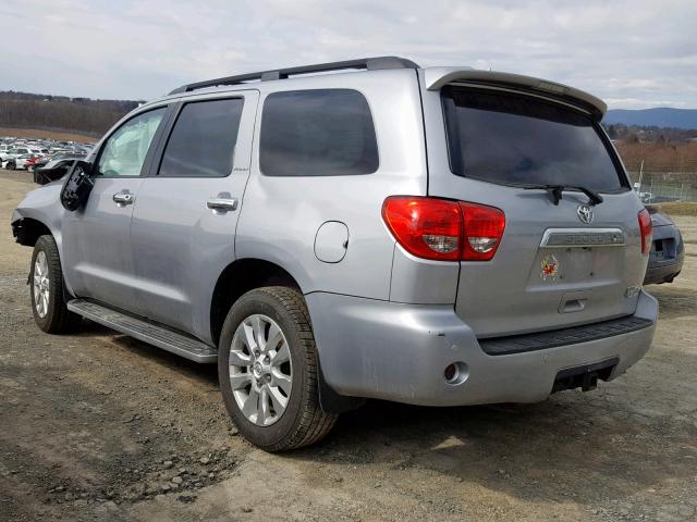 5TDDY5G1XGS136729 - 2016 TOYOTA SEQUOIA PL SILVER photo 3