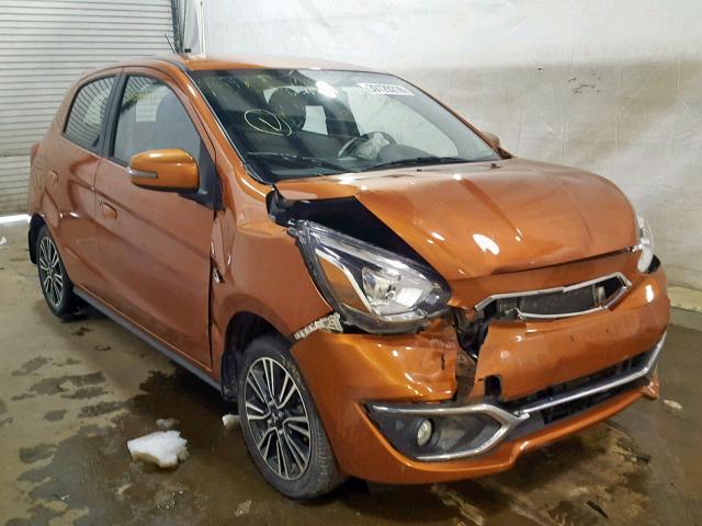 ML32A5HJ6JH004060 - 2018 MITSUBISHI MIRAGE GT ORANGE photo 1