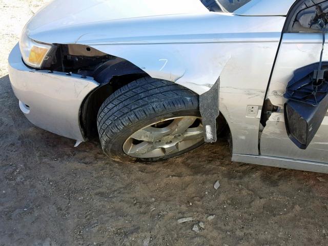 1G8AL55B76Z156411 - 2006 SATURN ION LEVEL SILVER photo 9