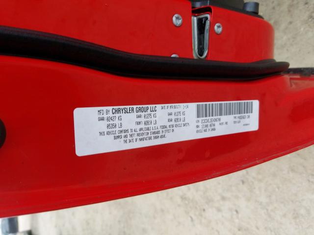 2C3CDXEJ5EH206708 - 2014 DODGE CHARGER SRT-8  photo 10