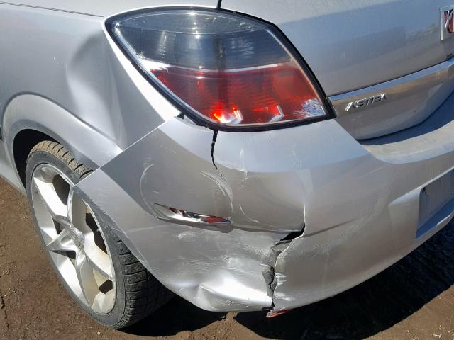 W08AT271785070110 - 2008 SATURN ASTRA XR SILVER photo 9