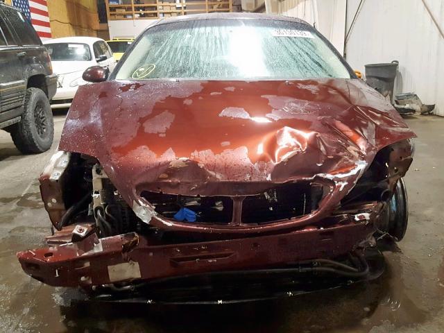 1MEHM53U21G631360 - 2001 MERCURY SABLE LS MAROON photo 9