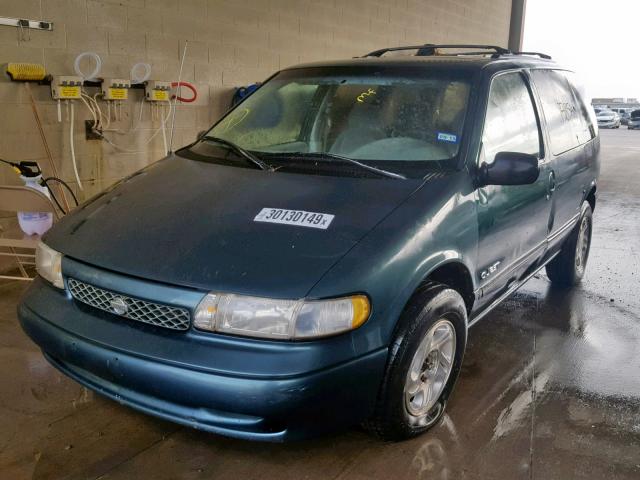 4N2DN1114VD847892 - 1997 NISSAN QUEST XE GREEN photo 2