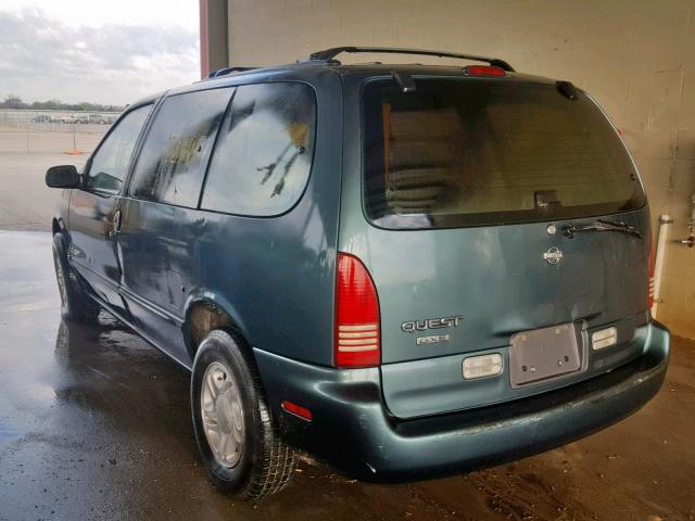 4N2DN1114VD847892 - 1997 NISSAN QUEST XE GREEN photo 3