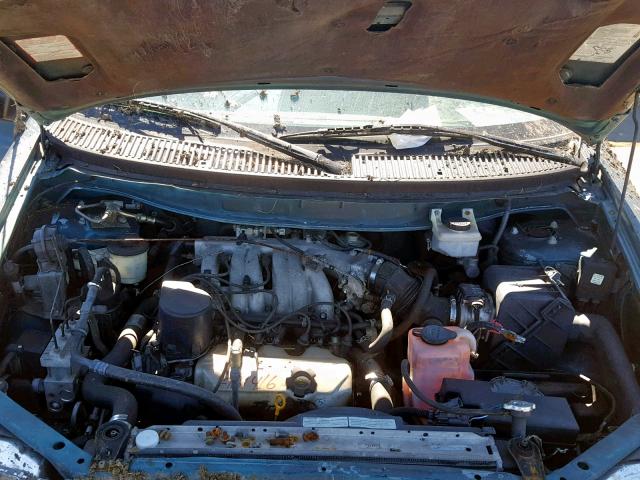 4N2DN1114VD847892 - 1997 NISSAN QUEST XE GREEN photo 7