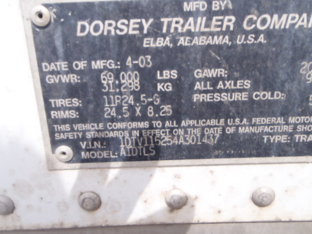 1DTV115254A301437 - 2004 UTILITY TRAILER WHITE photo 10